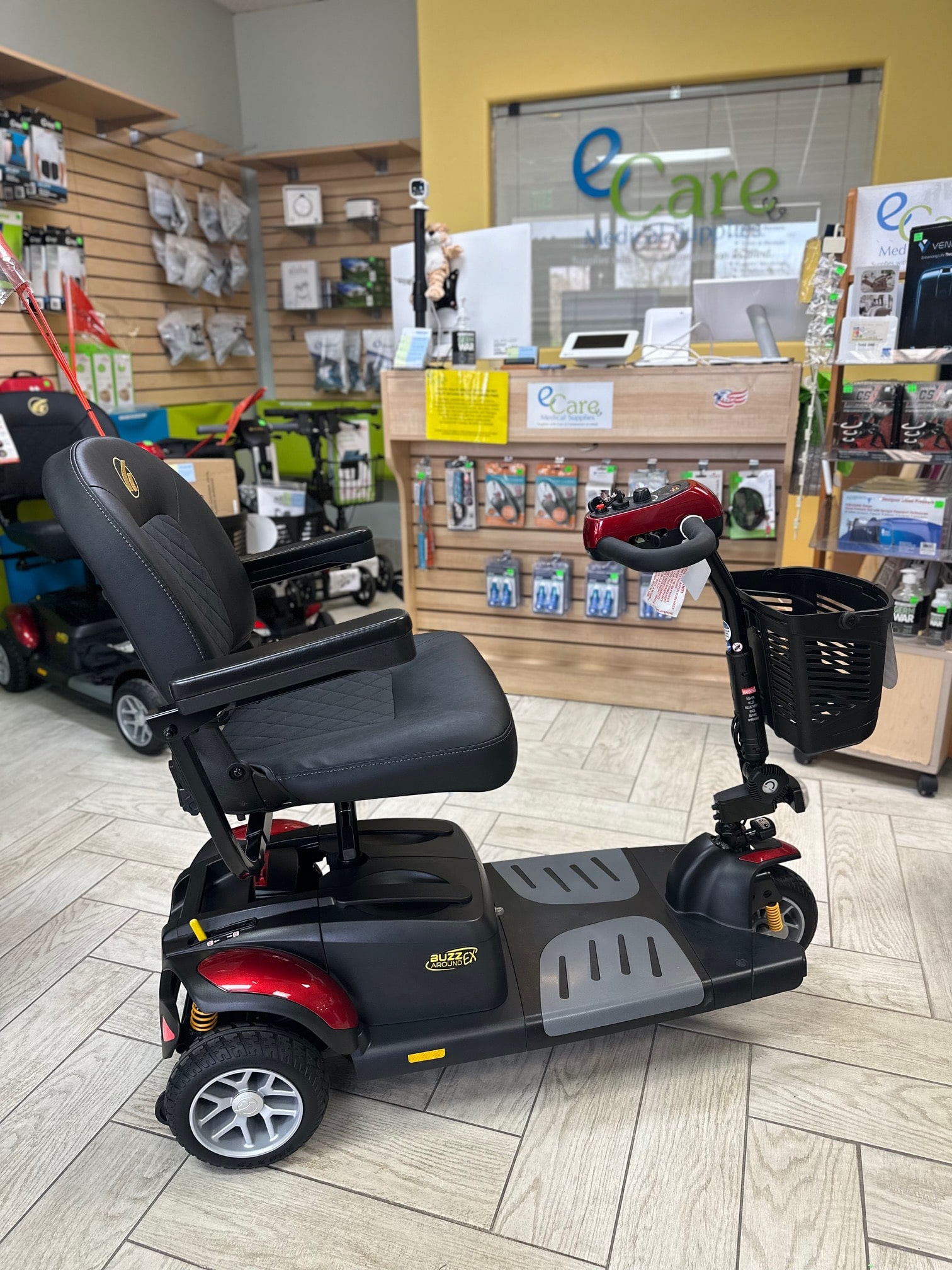 BuzzAround Extreme Full Size Portable Power Scooter-330 Lb Cap